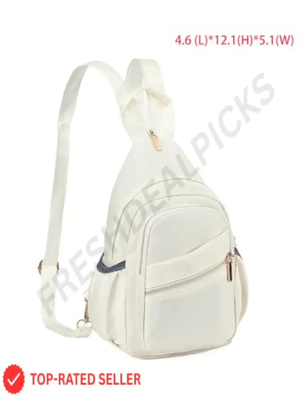 Water Resistant Nylon Mini Backpack Convertible Crossbody Sling Daypack